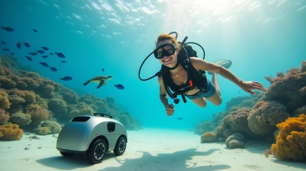 Maximieren Sie Ihr Taucherlebnis mit einem leistungsstarken tauchscooter